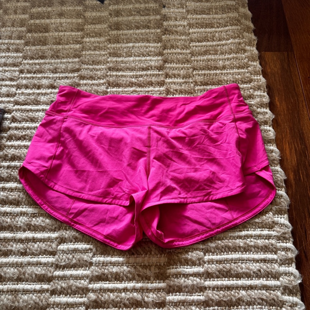 Lululemon Athletica Pink Athletic Shorts Lightweight Design